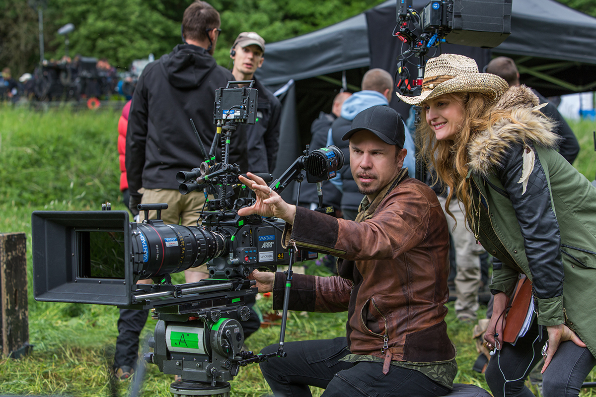 DP Denson Baker with director Claire McCarthy on location in the Czech Republic. Courtesy of Dusan Martincek