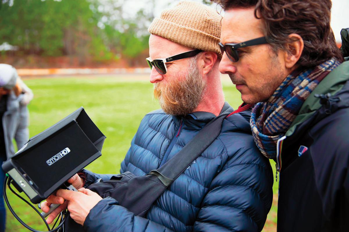 DP Tod Campbell lines up a frame for one of his four episodes directed by Producer Shawn Levy