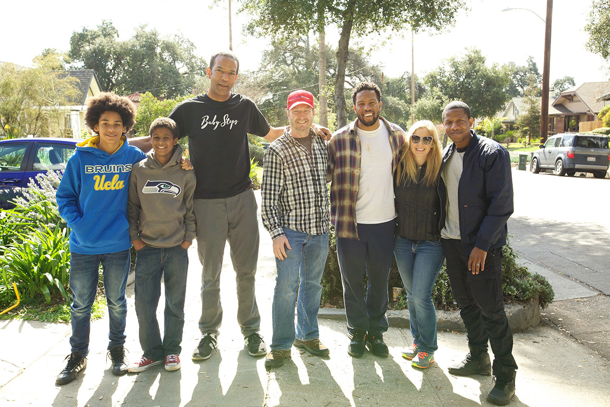 Clifford Jones (center) with cast and creative team for Baby Steps / Photo Courtesy of Karen Steyr Randolph