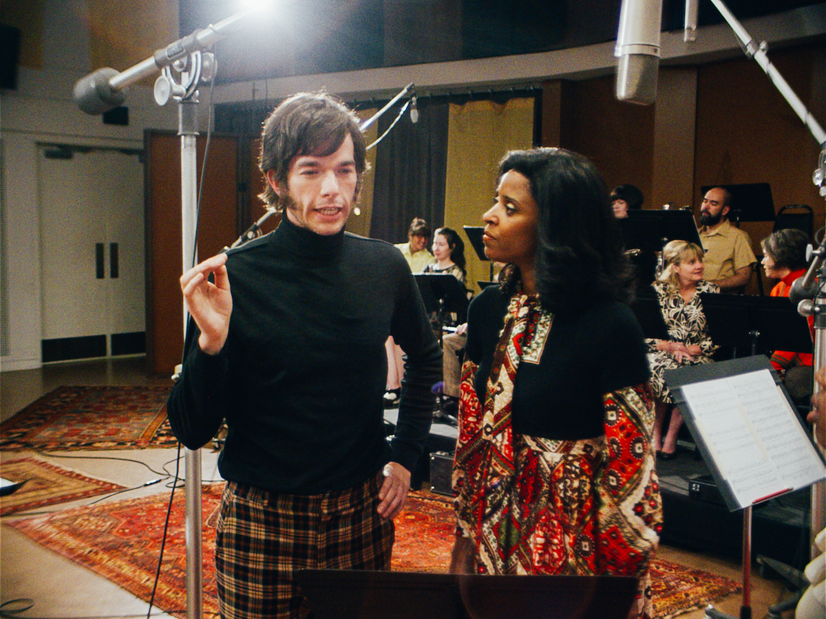 John Mulaney and Renee Elise Goldsberry in Documentary Now, Season 52 Preview / Courtesy Alex Buono / Sundance Institute