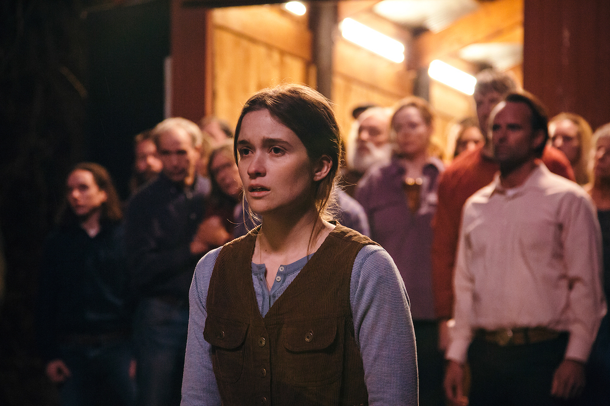 Alice Englert (L) and Walton Goggins (R) / Photo Courtesy of Julius Chiu/Sundance Institute