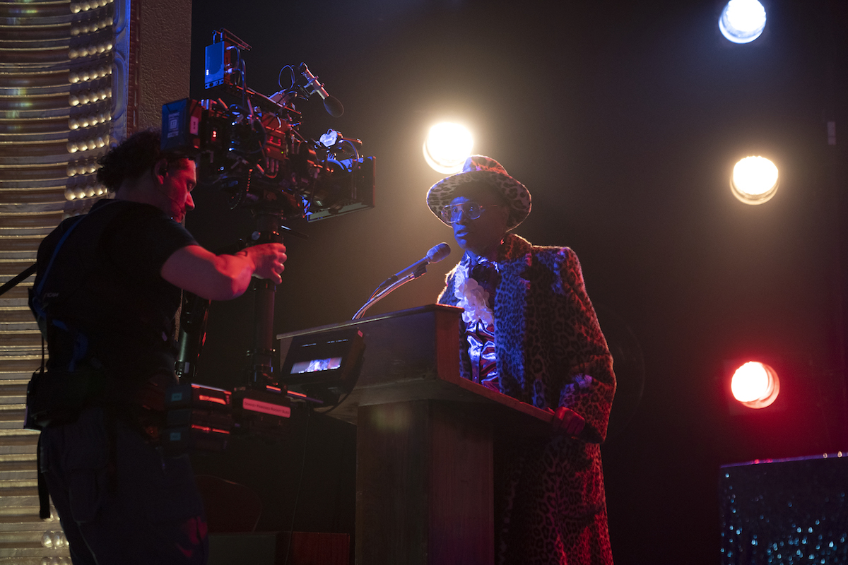 Season 2 A-camera 1st AC Damon LeMay says one defining visual element for Pose are close-ups shot with wide lenses. “A 27 millimeter is common,” he states. “And we’re often less than four feet from the actors.” / Photo by Macall Polay/FX